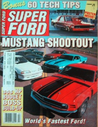 SUPER FORD 1990 FEB - MUSTANG SHOOTOUT, ANIMAL JIM,429CJ